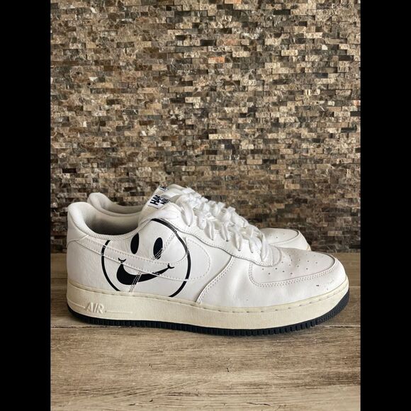 Nike Air Force 1 Mens Size 14 BQ9044-100 Have A Nike Day White Black - Picture 1 of 9